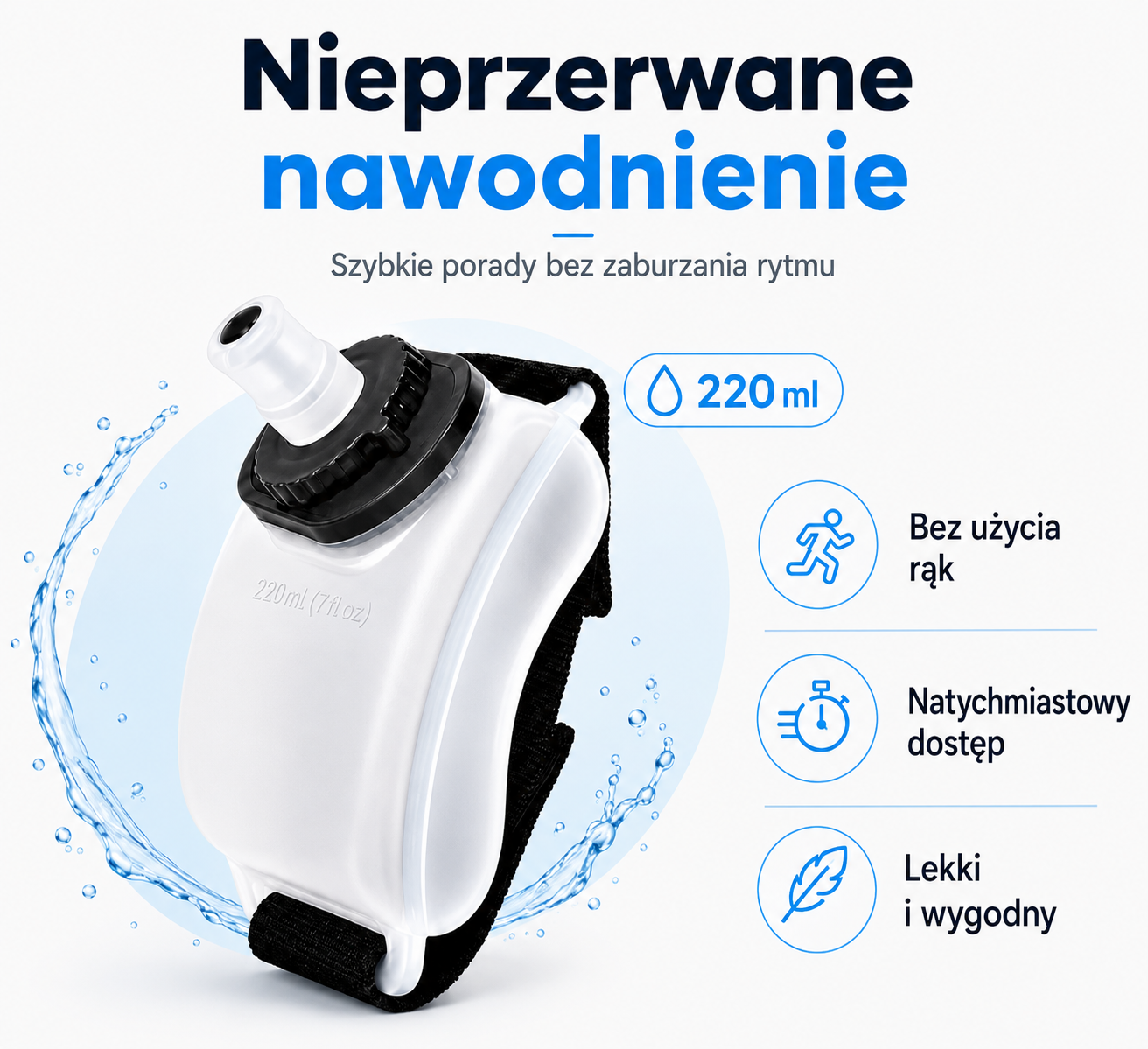 Wodna Opaska na nadgarstek 220 ml 4