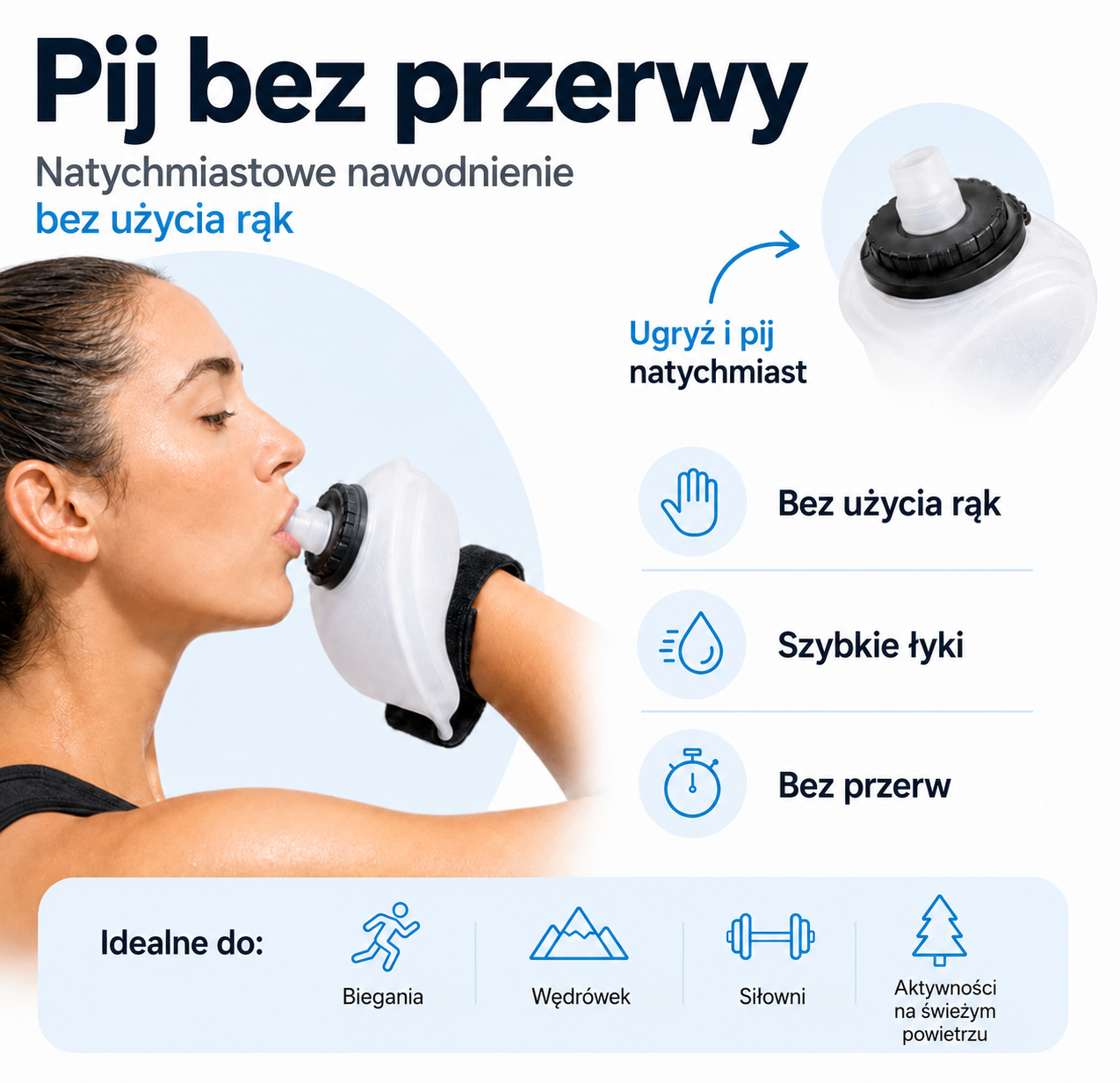Wodna Opaska na nadgarstek 220 ml 5
